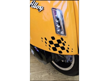 2x Lambretta Flag decals 2x Lambretta Flag decals
