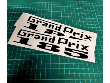 2x Grand Prix 185 decals 2x Grand Prix 185 decals