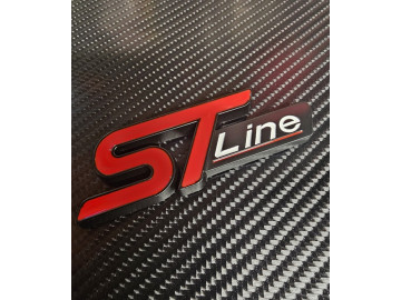 ST Line rear boot badge Red Black