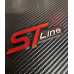 ST Line rear boot and grille badge kit Red Black ST Line rear boot and grille badge kit Red Black