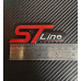ST Line rear boot badge Red Black