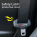 ST Line Leather Seatbelt Buckle Covers Fits Ford Fiesta Focus Puma Kuga Models ST Line Leather Seatbelt Buckle Covers Fits Ford Fiesta Focus Puma Kuga Models