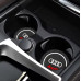 2x Audi Cup Holder Coasters for S Line RS - S3 S4 R8 RS3 | Interior Car Accessories UK 2x Audi Cup Holder Coasters for S Line RS - S3 S4 R8 RS3 | Interior Car Accessories UK