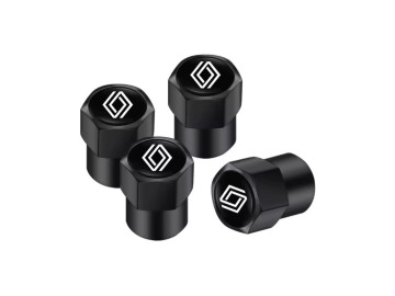 Premium Renault Valve Caps - Metal Tyre Dust Covers for all Models