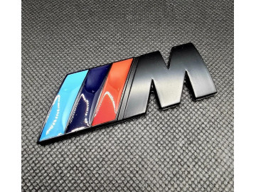 Matte Black BMW M Sport Emblem Badge - Fitment for Boot, Tailgate & Body Panel Matte Black BMW M Sport Emblem Badge - Fitment for Boot, Tailgate & Body Panel