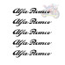 Alfa Romeo Brake Caliper Decals Set of 5 High Temp Vinyl Stickers Alfa Romeo Brake Caliper Decals Set of 5 High Temp Vinyl Stickers