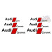 Audi Ceramic Caliper Decals - 6pc Set in 3 Sizes for S, RS & RSQ Models Audi Ceramic Caliper Decals - 6pc Set in 3 Sizes for S, RS & RSQ Models