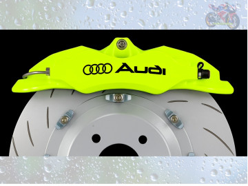 Curved Ring Audi Caliper Decals Premium Vinyl 5 Pack Curved Ring Audi Caliper Decals Premium Vinyl 5 Pack