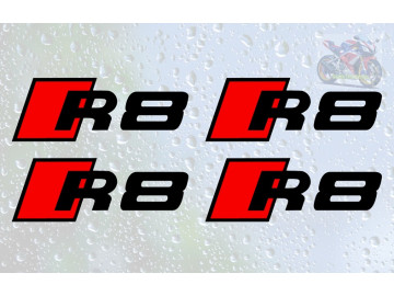 4x Audi R8 Caliper Decals Premium Vinyl for V8 and V10 Models