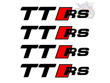 Audi TTRS Brake Caliper Decals Premium Vinyl Lacquer Safe Set of 4 Audi TTRS Brake Caliper Decals Premium Vinyl Lacquer Safe Set of 4
