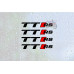 4x MK3 TTRS Caliper Decal Set Premium Vinyl UK Made 4x MK3 TTRS Caliper Decal Set Premium Vinyl UK Made