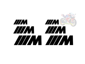 BMW M Brake Caliper Decals Set of 6 in Three Sizes BMW M Brake Caliper Decals Set of 6 in Three Sizes