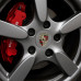 4x Porsche Brake Caliper Decal Set - High-Gloss Vinyl Stickers for Front & Rear 4x Porsche Brake Caliper Decal Set - High-Gloss Vinyl Stickers for Front & Rear