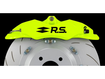 5x Renault RS Performance Caliper Decals Choice of Sizes - For Clio, Megane, RS, V6 and more