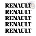 5x Renault Caliper Decals Choice of Sizes - For Clio, Megane, RS, V6 and more 5x Renault Caliper Decals Choice of Sizes - For Clio, Megane, RS, V6 and more