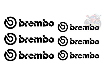 6x Brembo Caliper Decals 2 Sizes | Heat-Resistant Brake Caliper Sticker Set 6x Brembo Caliper Decals 2 Sizes | Heat-Resistant Brake Caliper Sticker Set