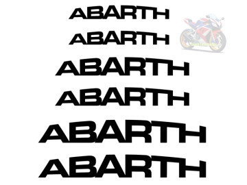 Abarth Caliper Decals | Set of 6 Heat-resistant Vinyl Brake Stickers Abarth Caliper Decals | Set of 6 Heat-resistant Vinyl Brake Stickers