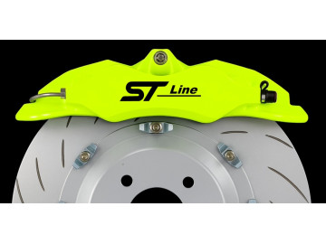 6x Ford ST Line Caliper Decals – Selectable Size Brake Stickers for Fiesta, Focus, Puma & Kuga