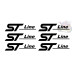 6x Ford ST Line Caliper Decals – Selectable Size Brake Stickers for Fiesta, Focus, Puma & Kuga