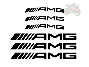 6pc Extra Large AMG Caliper Decal Set Front and Rear Sizes Included 6pc Extra Large AMG Caliper Decal Set Front and Rear Sizes Included