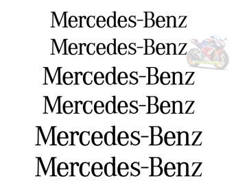 Mercedes Benz Brake Caliper Decal Set - 6 High-Gloss Vinyl Stickers in 3 Sizes for Front & Rear Mercedes Benz Brake Caliper Decal Set - 6 High-Gloss Vinyl Stickers in 3 Sizes for Front & Rear
