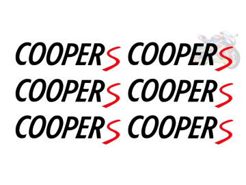 6x Cooper S Caliper Decals Premium MINI Brake Vinyl Stickers