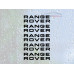 Range Rover Brake Caliper Stickers x 5 Heat Resistant Decals