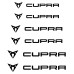 Cupra Caliper Decals 6 Pack with 3 Size Options Made in UK Heat Resistant Vinyl Cupra Caliper Decals 6 Pack with 3 Size Options Made in UK Heat Resistant Vinyl