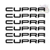 Cupra Brake Caliper Decals for Born Leon Ateca and more - Set of 6 | Heat-Resistant Stickers Cupra Brake Caliper Decals for Born Leon Ateca and more - Set of 6 | Heat-Resistant Stickers