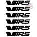 Skoda VRS Caliper Decals - Set of 6 | High-Temp Brake Stickers Skoda VRS Caliper Decals - Set of 6 | High-Temp Brake Stickers