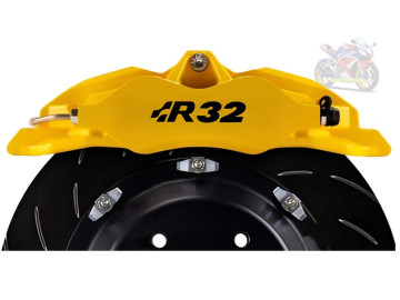 4x Volkswagen R32 Brake Caliper Decals - High-Temp Vinyl Stickers for VW Golf Mk4/Mk5 4x Volkswagen R32 Brake Caliper Decals - High-Temp Vinyl Stickers for VW Golf Mk4/Mk5