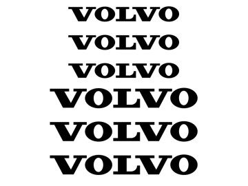 Volvo Caliper Decals - Set of 6 Vinyl Stickers (2 Sizes) | Brake Upgrade Volvo Caliper Decals - Set of 6 Vinyl Stickers (2 Sizes) | Brake Upgrade