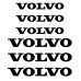 Volvo Caliper Decal Set 6x Heat Resistant Vinyl Stickers 2 Sizes UK Made Volvo Caliper Decal Set 6x Heat Resistant Vinyl Stickers 2 Sizes UK Made