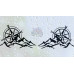 2x Large Compass Mountain Decals for Camper Vans, Caravans & Motorhomes - Fits VW T6, Transit, Ducato etc