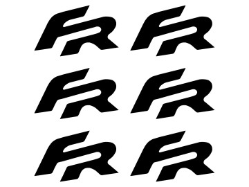 FR Brake Caliper Decals for SEAT - Set of 6 | Heat-Resistant Vinyl 