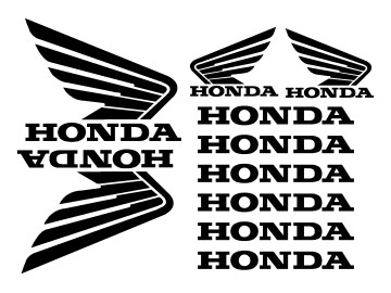 Honda Motorcycle Sticker Set-10-Piece Waterproof Vinyl Decals for Custom Bike Styling Honda Motorcycle Sticker Set-10-Piece Waterproof Vinyl Decals for Custom Bike Styling