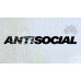 Antisocial XL Decal Sticker - Durable Vinyl for Car Windows & Panels Antisocial XL Decal Sticker - Durable Vinyl for Car Windows & Panels