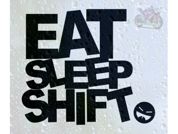 Eat Sleep Shift JDM Decal | Sticker 150x130mm Eat Sleep Shift JDM Decal | Sticker 150x130mm