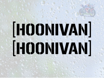 2x Hoonivan JDM Decals | Stickers 200x41mm 2x Hoonivan JDM Decals | Stickers 200x41mm