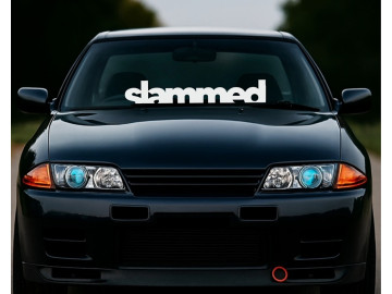 Slammed XL Decal Sticker - Durable Vinyl for Car Windows & Panels