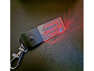 Stranger Things LED RBG Acrylic Keychain | Keyring Rechargeable Stranger Things LED RBG Acrylic Keychain | Keyring Rechargeable