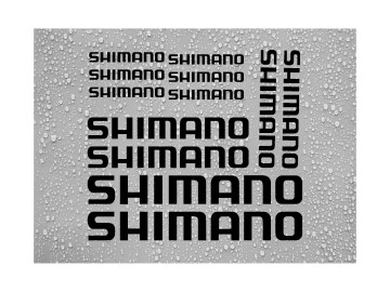12pc Shimano Bike Frame Decal Set - Premium Replacement Stickers for Most Models 12pc Shimano Bike Frame Decal Set - Premium Replacement Stickers for Most Models