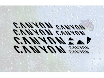 12pc Canyon Decal Set Replacement Frame and Fork Stickers 12pc Canyon Decal Set Replacement Frame and Fork Stickers