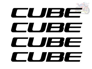 4-piece Cube Mountain Bike Vinyl Decals - MTB Frame Stickers & Cycling Accessory Graphics 4-piece Cube Mountain Bike Vinyl Decals - MTB Frame Stickers & Cycling Accessory Graphics