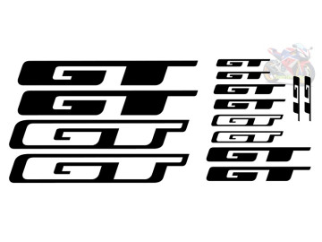 14-piece GT Bikes Mountain Bike Vinyl Decal Kit - MTB Frame Stickers & Cycling Accessory Graphics 14-piece GT Bikes Mountain Bike Vinyl Decal Kit - MTB Frame Stickers & Cycling Accessory Graphics