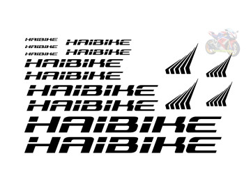 15pc Haibike Decal Set Premium Vinyl Stickers For MTB EMTB Trekking Models 15pc Haibike Decal Set Premium Vinyl Stickers For MTB EMTB Trekking Models