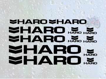 12pc Haro Decal Set for BMX and Freestyle Bikes 12pc Haro Decal Set for BMX and Freestyle Bikes