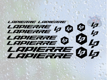 Lapierre 18pc Bike Decal Set Premium Vinyl Lapierre 18pc Bike Decal Set Premium Vinyl