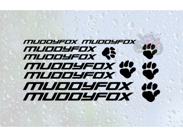 13pc Muddyfox Bike Decal Set Premium Vinyl Stickers for MTB Road Hybrid 13pc Muddyfox Bike Decal Set Premium Vinyl Stickers for MTB Road Hybrid