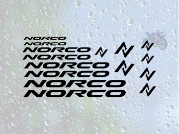 Norco 15pc Decal Set Premium Vinyl UK Made Norco 15pc Decal Set Premium Vinyl UK Made